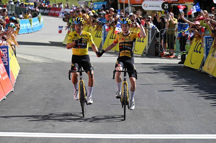 Primož Roglič, Jonas Vingegaard | Jonas Vingegaard bo letos na Dirki po Franciji prvič brez mentorja Primoža Rogliča. | Foto Guliverimage