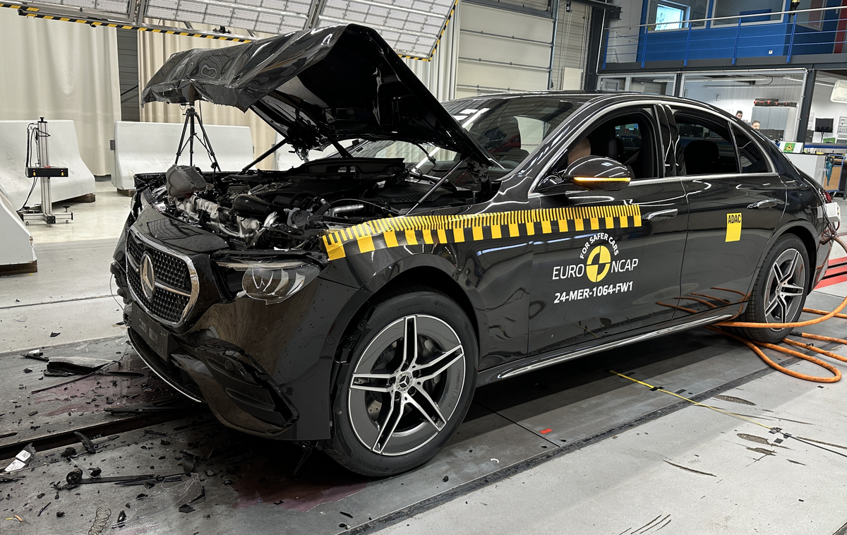 EuroNCAP 2024 | Med vsemi 40 testiranimi avtomobili je najboljši varnostni rezultat uspel mercedes-benzu razreda E. | Foto EuroNCAP