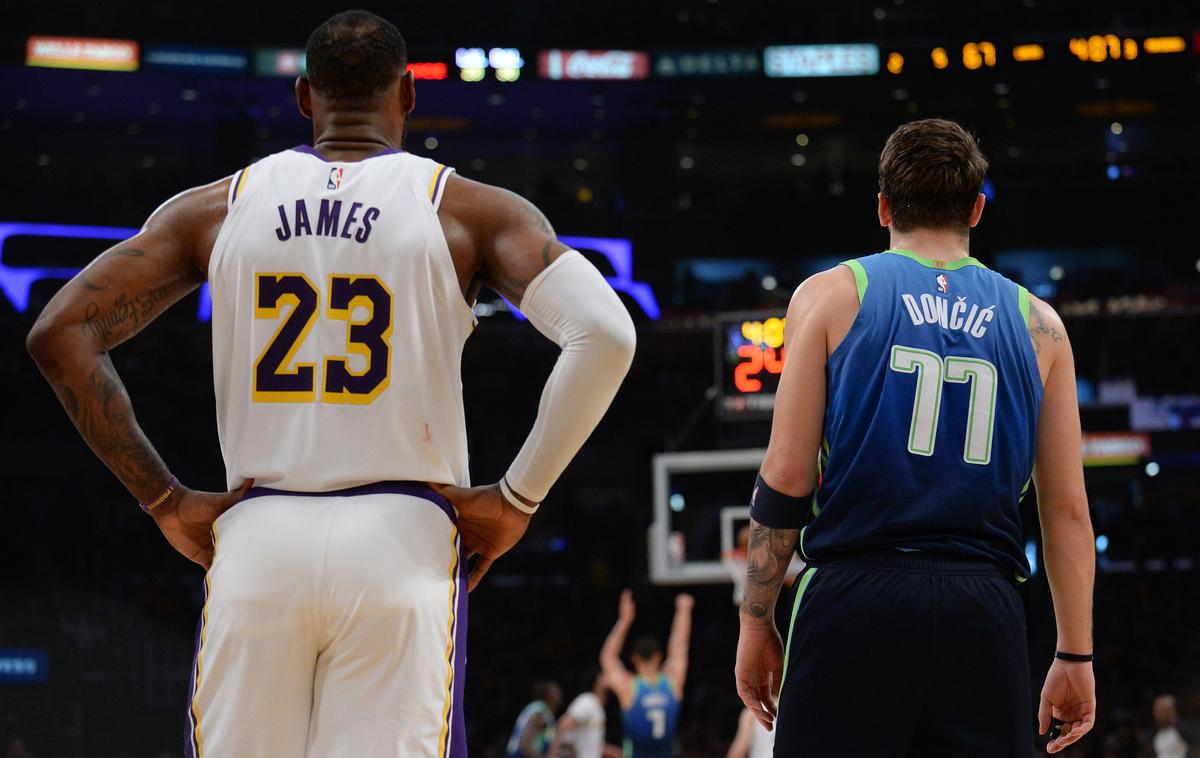 Luka Dončić, LeBron James | Foto Reuters