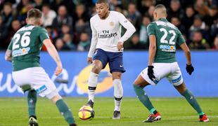 Mbappe odločil tudi derbi pred Berićevimi očmi