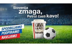 Slovenija zmaga, Petrol časti kavo!