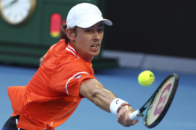 Alex de Minaur | Alex De Minaur je v četrtfinalu ugnal Stefanosa Cicipasa. | Foto Guliverimage