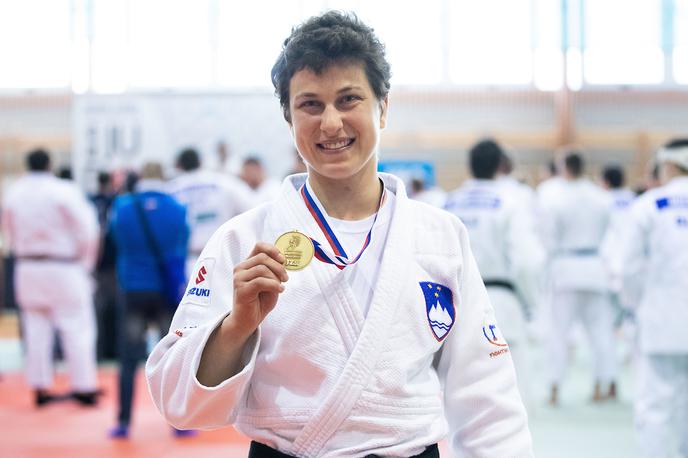 Judo, državno prvenstvo, Nova Gorica, marec 2021 | Anja Štangar: Že dolgo nisem občutila toliko adrenalina kot danes na tekmovanju.  | Foto Grega Valančič/Sportida