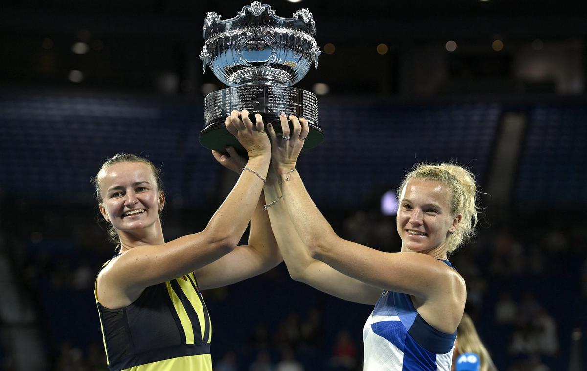 Barbora Krejčikova Katerina Siniakova | Zmagovalki odprtega prvenstva Avstralije. | Foto Reuters