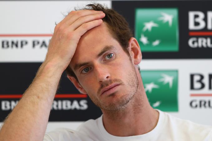 Andy Murray je le bleda senca lanske sezone. | Foto: Guliverimage/Getty Images