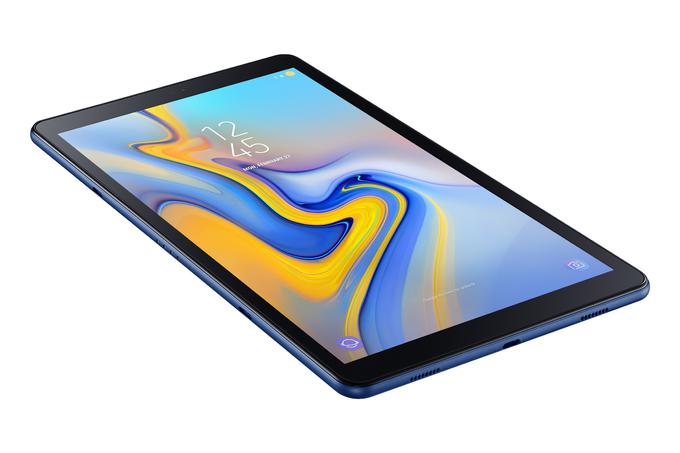 V nasprotju s tablico Galaxy Tab S4, s katero Samsung poudarja, kaj vse je mogoče narediti, je tablica Galaxy Tab A namenjena predvsem sproščanju in zabavi ob večpredstavnih vsebinah. | Foto: Samsung