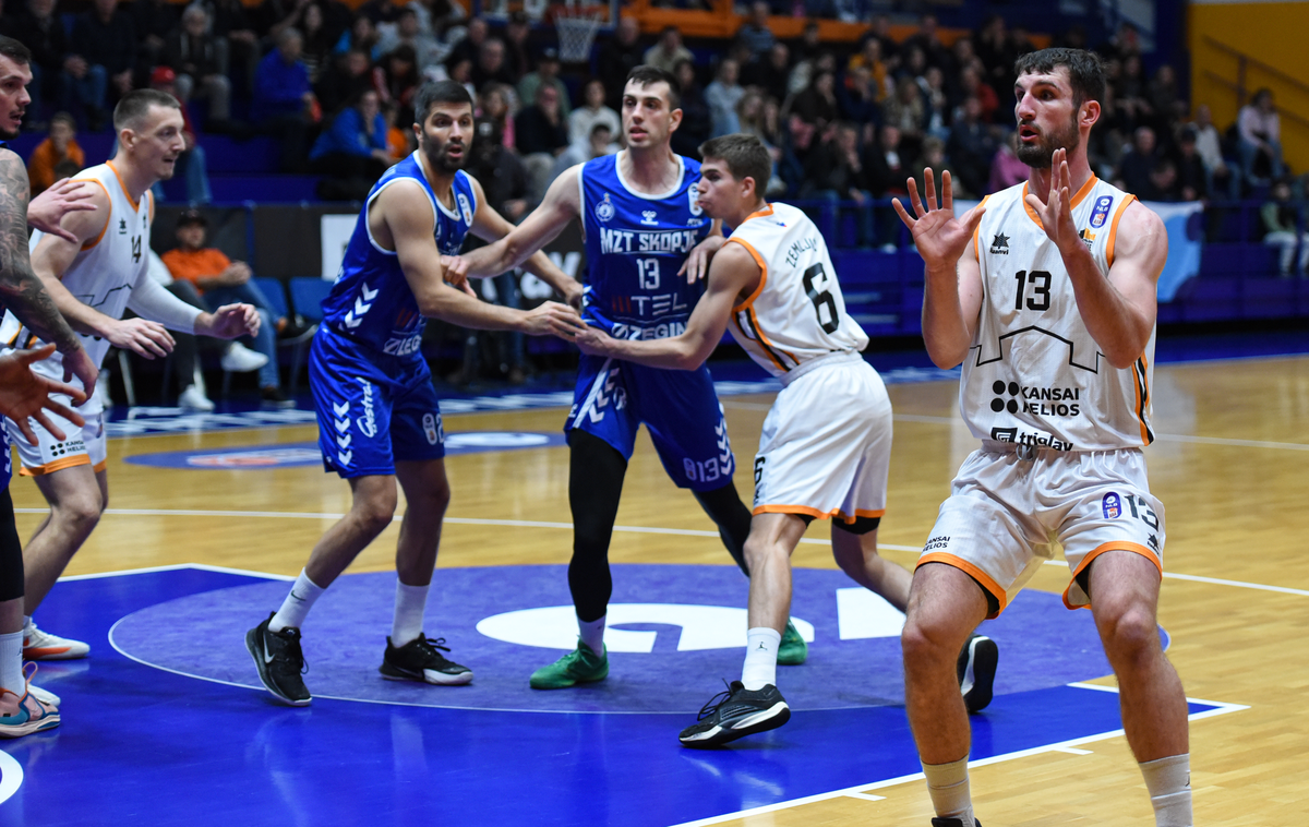 ABA 2: Kansai Helios - MZT Skopje | Domžalčani so za točko premagali Skopje. | Foto Kansai Helios Domžale