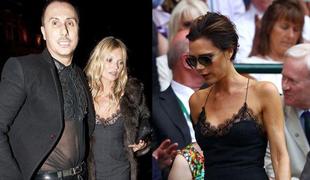 Kate Moss in Victoria Beckham imata enak okus