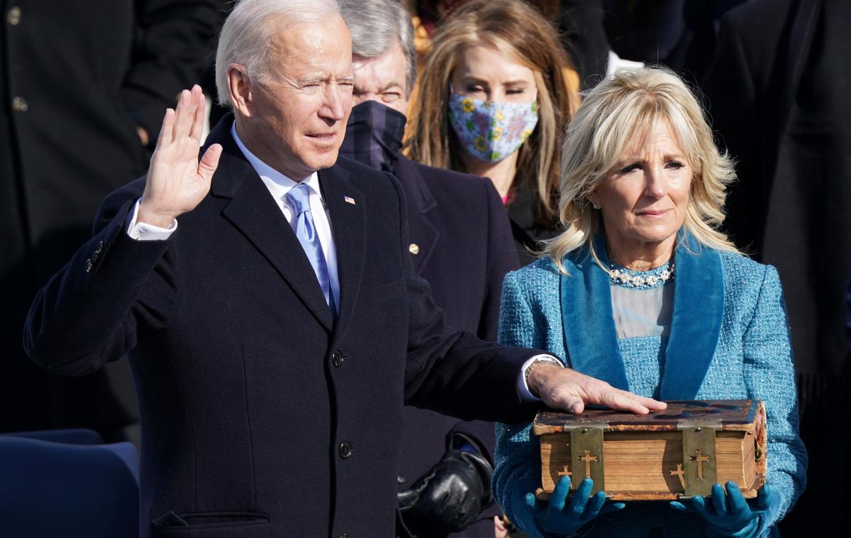 Inavguracija Joeja Bidna | Joe Biden je zaprisegel kot novi 46. ameriški predsednik. | Foto Reuters