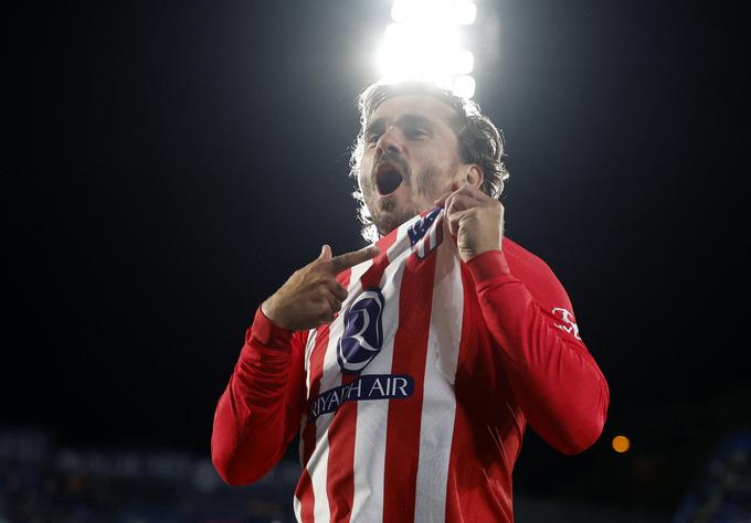 Vse zadetke za Atletico je v sredo dosegel francoski zvezdnik Antoine Griezmann. | Foto: Reuters