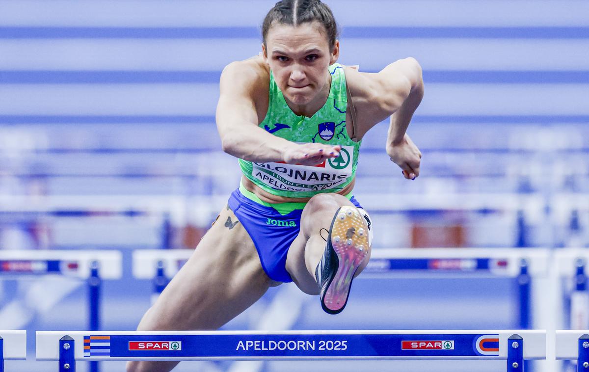 Nika Glojnarič | Nika Glojnarič je v teku na 60 metrov ovire zasedla 18. mesto. | Foto Guliverimage