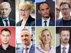 Anže Logar, Nataša Pirc Musar, Milan Brglez, Vladimir Prebilič, Miha Kordiš, Janez Cigler Kralj, Sabina Senčar, Gregor Bezenšek ml., predsedniški kandidati 2022