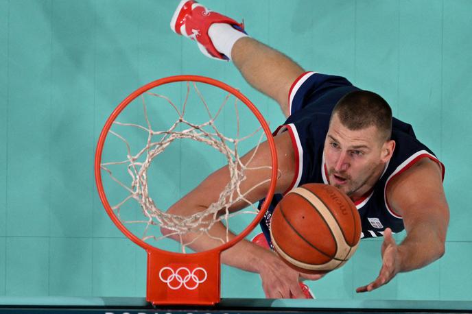 Pariz 2024 košarka Srbija Nikola Jokić | Nikola Jokić in soigralci so Portoriko premagali za 41 točk. | Foto Reuters