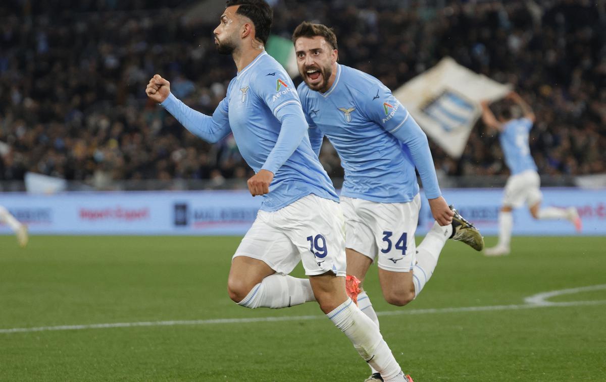 Lazio Taty Castellanos | Argentinski napadalec Taty Castellanos je na povratni tekmi z dvema goloma vrnil Lazio v igro za finale. | Foto Reuters