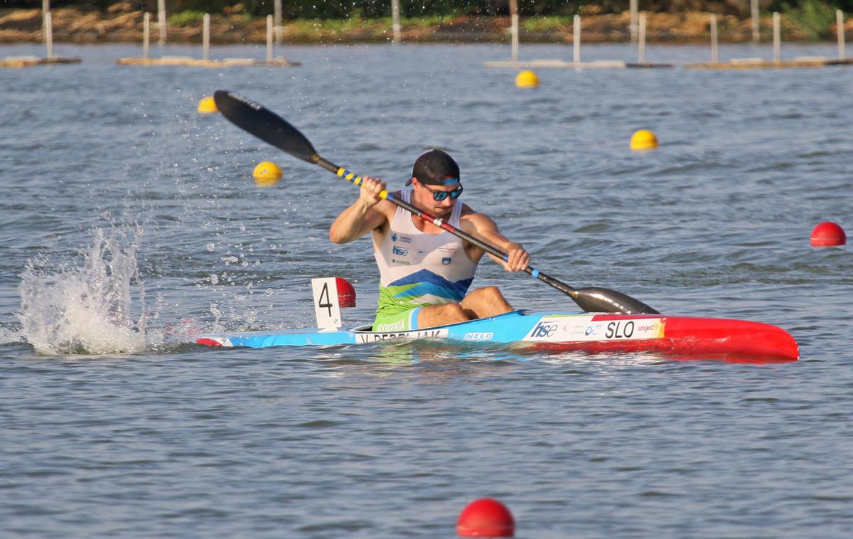 kajak kanu Vid Debeljak | Vid Debeljak je bil le še šest stotink oddaljen od olimpijske vozovnice. Imel bo še eno priložnost, v Rusiji. | Foto Nina Jelenc