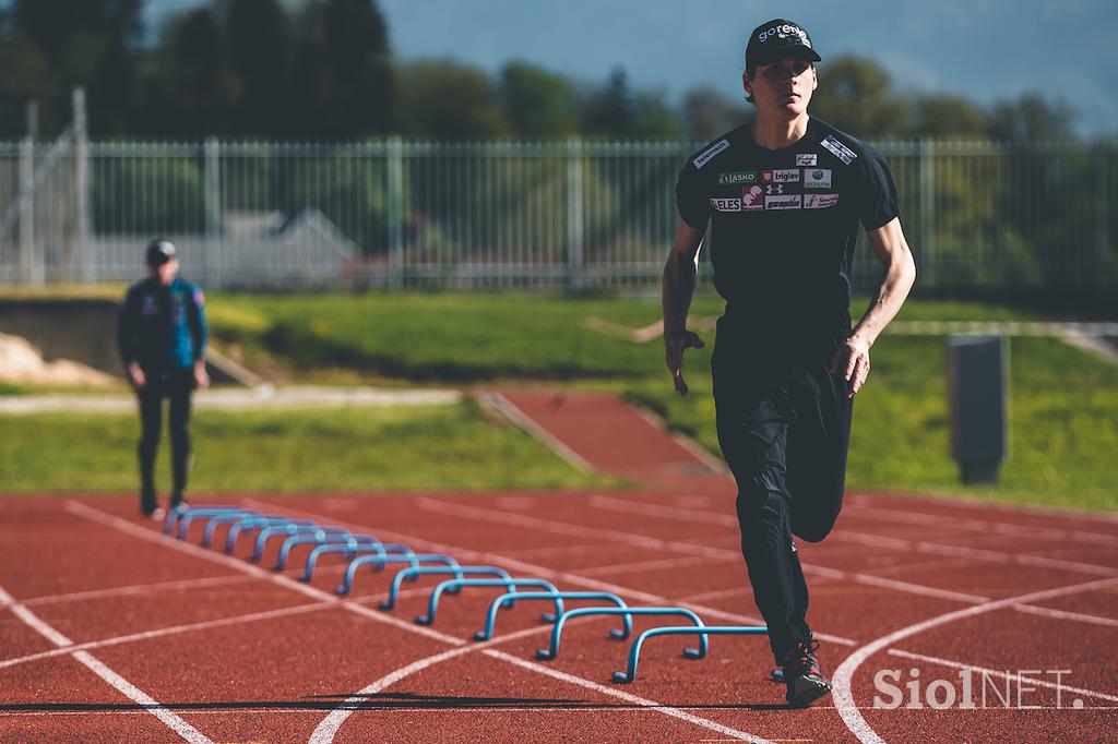 Skakalci trening Kranj priprave