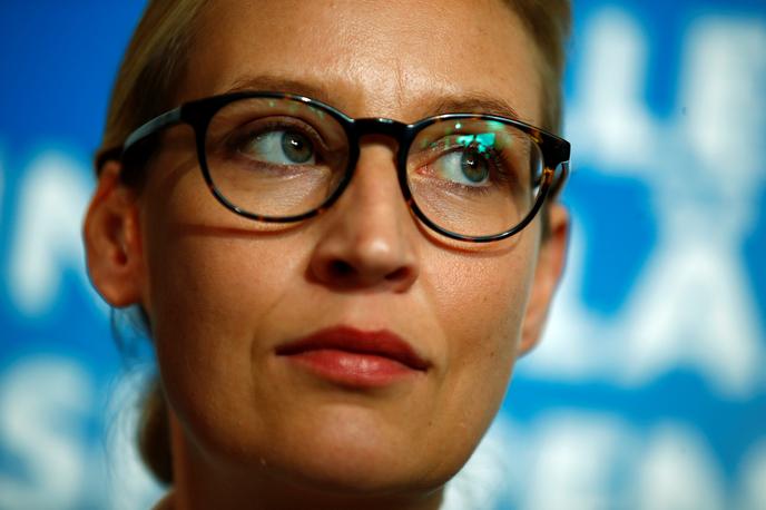 Alice Weidel | Prihodnji velik preizkus za članstvo Nemčije v EU bodo evropske volitve junija, je prepričana Alice Weidel (AfD).  | Foto Reuters