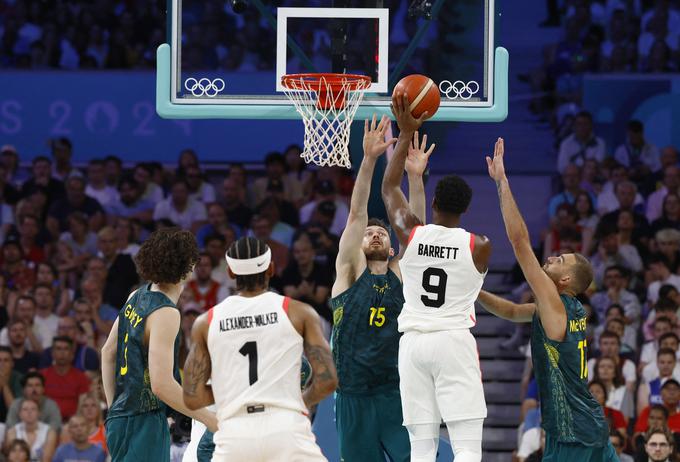 R. J. Barrett je dosegel 24 točk za novo zmago Kanade. | Foto: Reuters