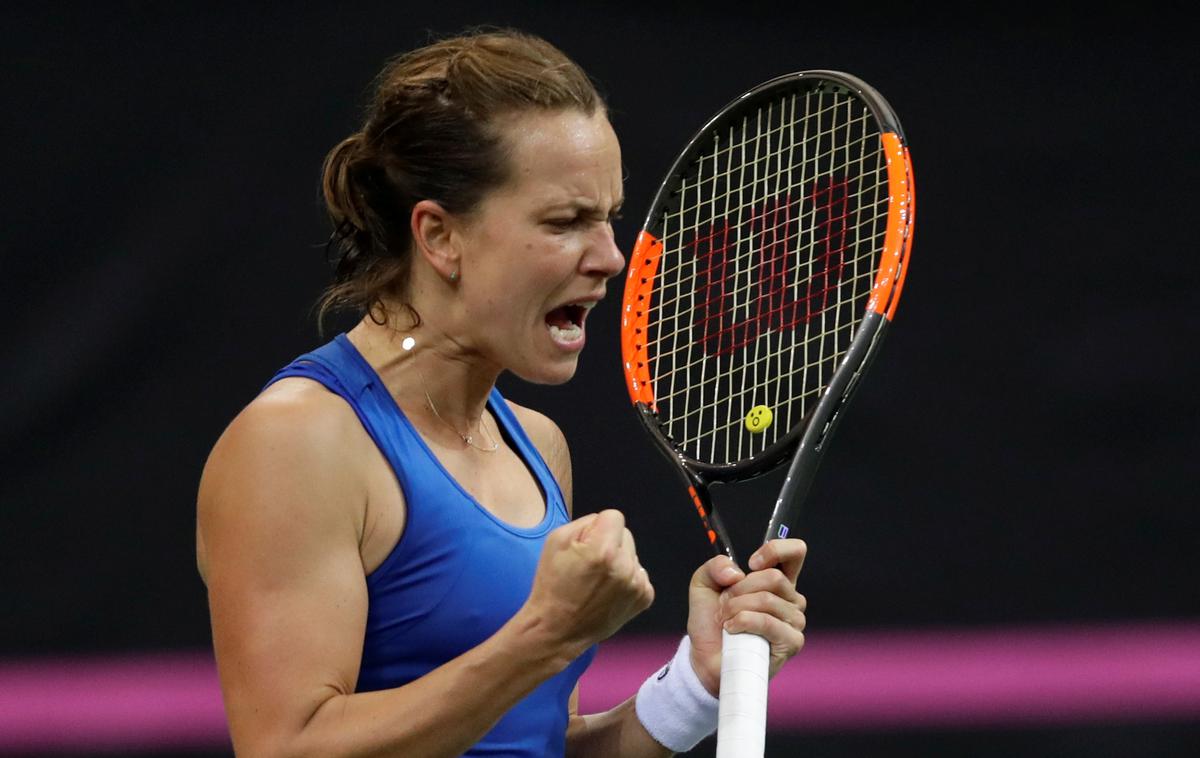 Barbora Strycova | Čehinje v finalu pokala Fed proti Američankam vodijo z 2:0. | Foto Reuters