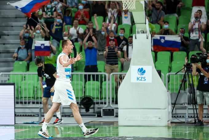 Klemen Prepelič je užival v igranju pred slovenskimi navijači. | Foto: Vid Ponikvar