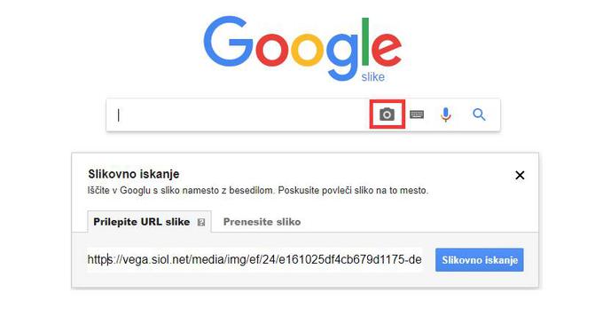 Google slikovno iskanje | Foto: Matic Tomšič