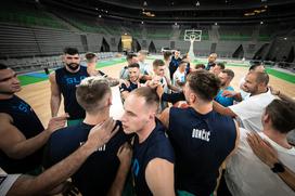 slovenska košarkarska reprezentanca trening