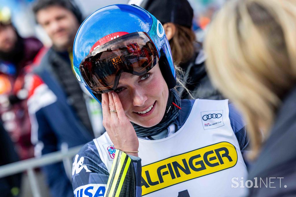 Mikaela Shiffrin veselje