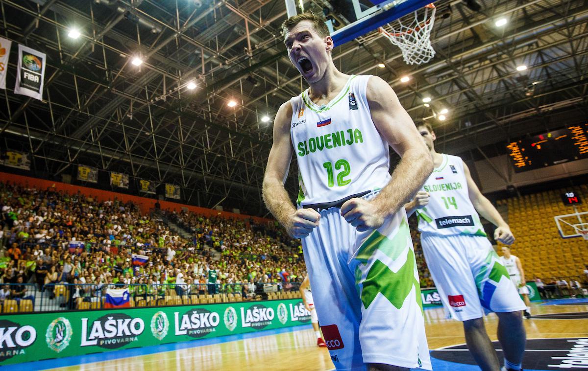 Slovenija, Ukrajina, košarka | Foto Grega Valančič / Sportida