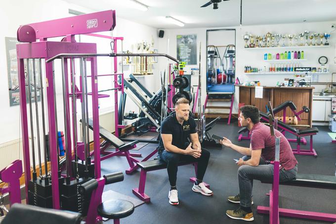 Na obisku v fitnes studiu, ki ga na Ptuju vodi Boštjan Renko. | Foto: Grega Valančič/Sportida