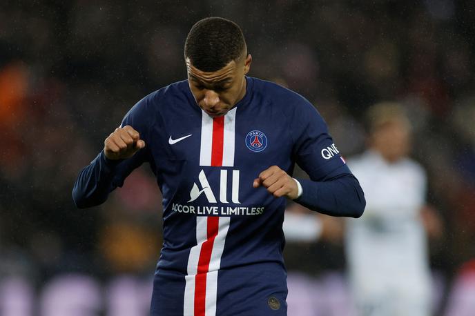 Kylian Mbappe | Kylian Mbappe je tokrat zabil en gol. | Foto Reuters