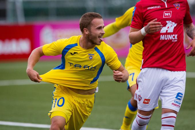 Na Islandiji je prvi zadetek za Domžale dosegel Jan Repas ... | Foto: Žiga Zupan/Sportida