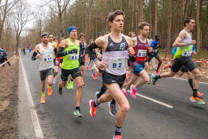 Marca je v Berlinu postavil nov slovenski rekord v teku na 10 kilometrov. Nova znamka znaša 29:21. | Foto: Norbert Wilhelmi