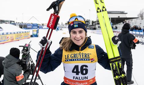 Ebba Andersson na domačem terenu do suverene zmage, Mandeljc 46.