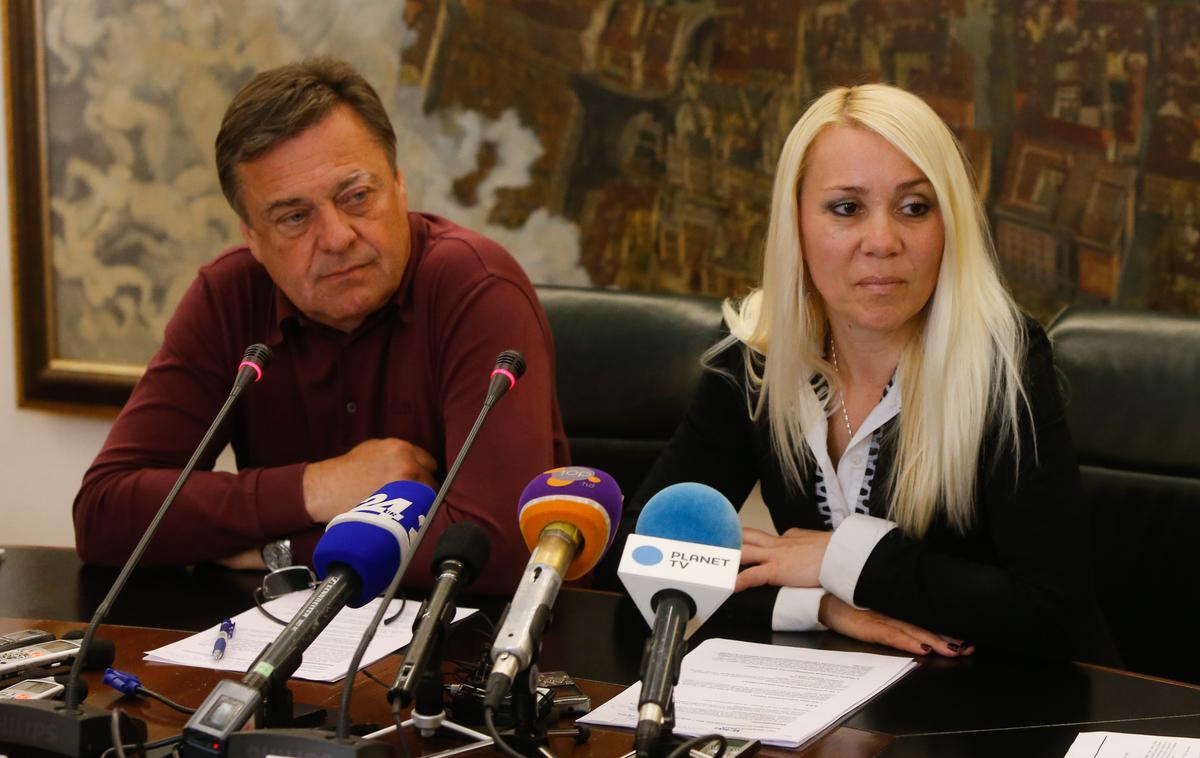 Zoran Janković, Zdenka Grozde | Foto STA