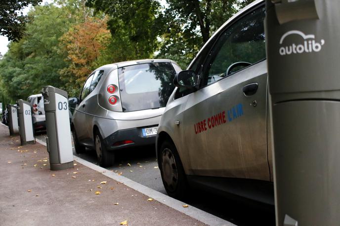 Autolib Pariz car sharing | Foto Miha Lenič