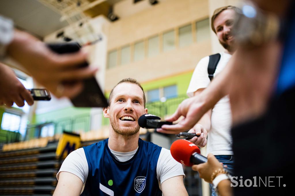 Odbojka, trening slovenske reprezentance z novim selektorjem