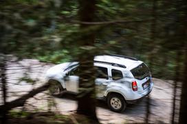 Dacia duster in oskrbnik gorske koče