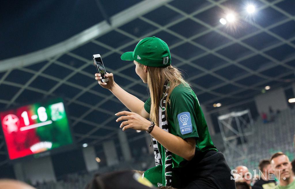 Olimpija Pokal Slavje Nogomet Finale Stožice