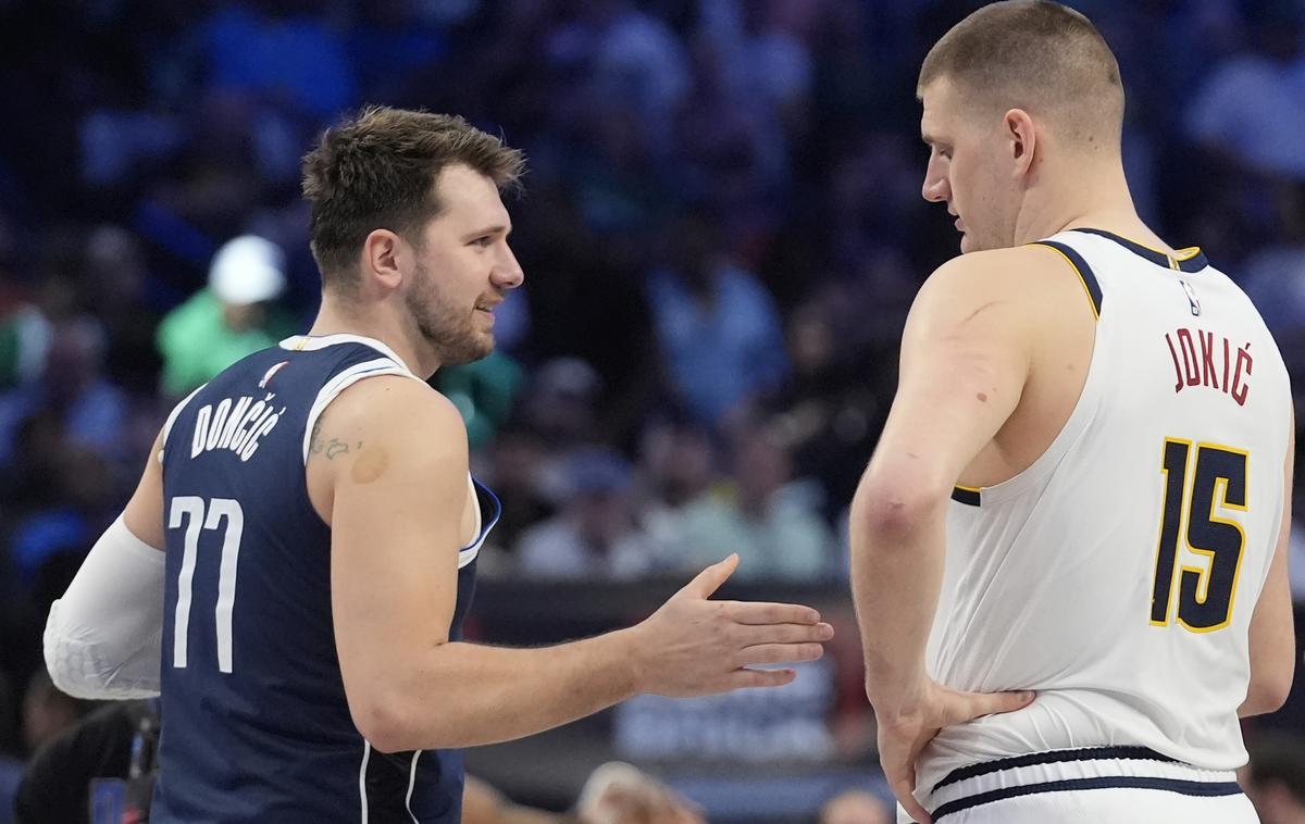 Luka Dončić Nikola Jokić | Luka Dončić in Nikola Jokić | Foto Guliverimage