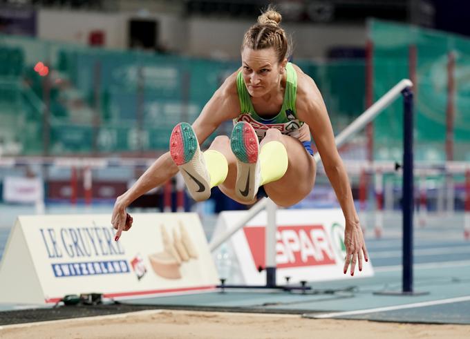 Neja Filipič je skočila do osebnega rekorda ter norme za evropsko in svetovno prvenstvo. | Foto: Reuters