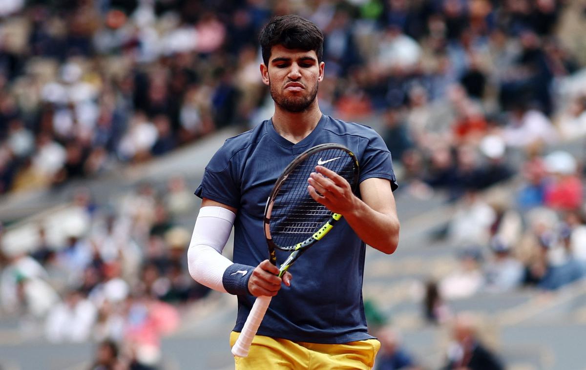 Roland Garros Carlos Alcaraz | Forma Carlosa Alcaraza se zdi vse bolj zastrašujoča. | Foto Reuters