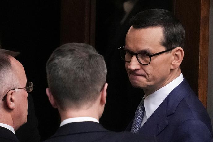 Mateusz Morawiecki | Nekdanji premier zahteva vpogled v dokaze in je dejal, da bo obtožbe komentiral, ko bo prejel in preučil utemeljitev, navaja PAP. | Foto Reuters