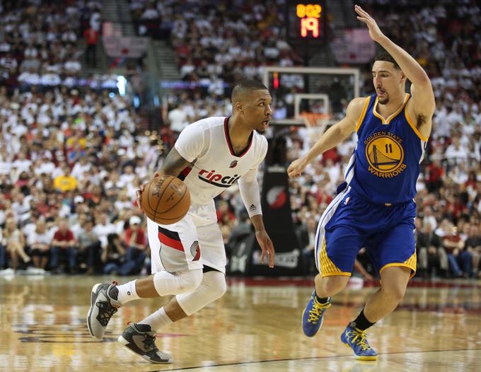 Damian Lillard je bil s 40 točkami prvi strelec Portlanda. | Foto: Reuters