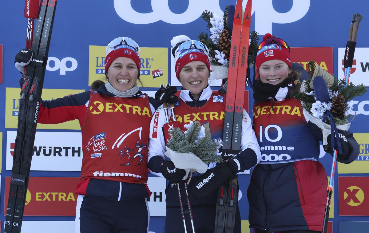 Lotta Udnes Weng | Na prvih treh mestih so končale Norvežanke. | Foto Guliverimage