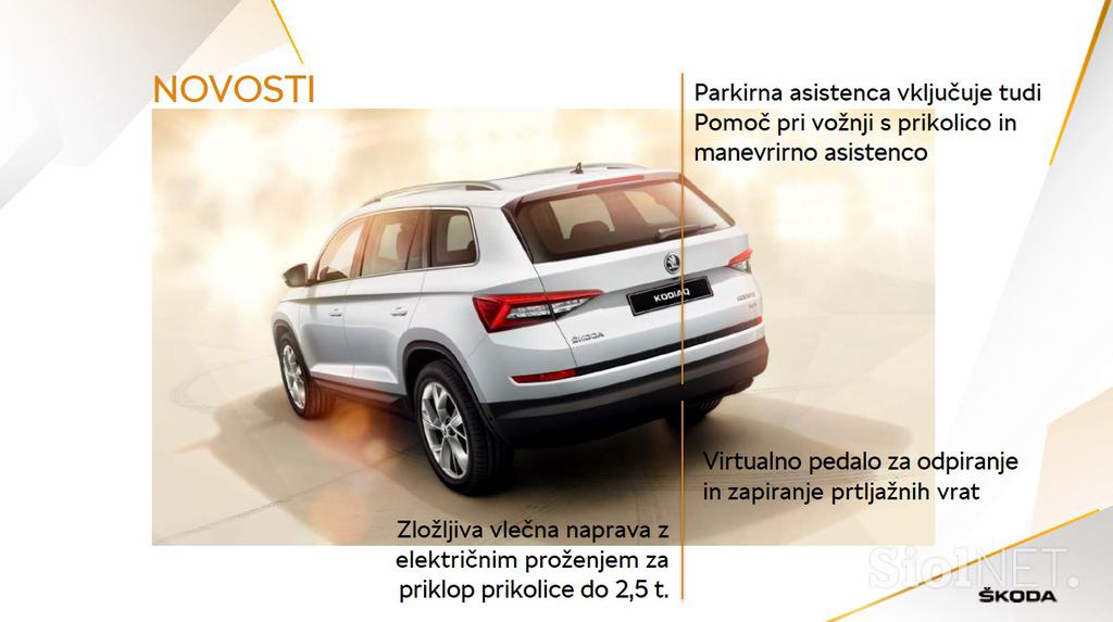 Škoda kodiaq - predstavitev dimenzij, asistenčnih sistemov in novosti