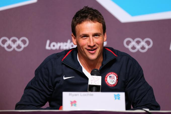 Ameriški plavalec Ryan Lochte je v London prišel dobro pripravljen - torej samski. | Foto: Getty Images