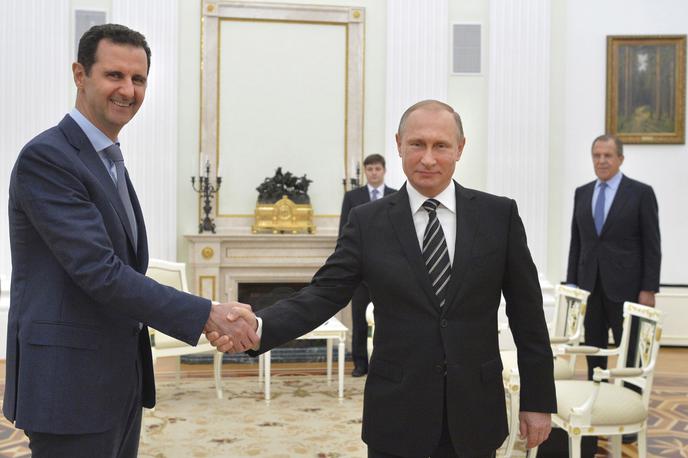 bašar al asad, vladimir putin | Foto Reuters