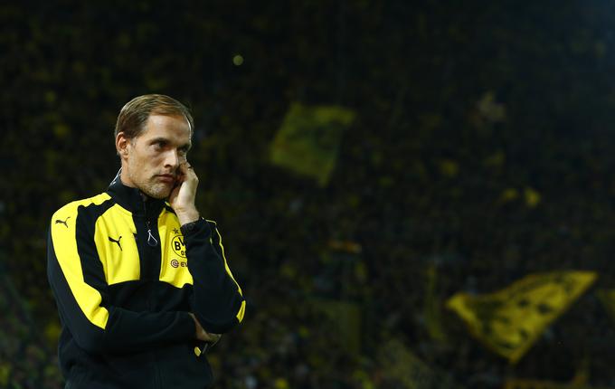 Po štirih zanesljivih zmagah zapored se je moral trener Borussie Thomas Tuchel zadovoljiti z remijem. | Foto: Reuters