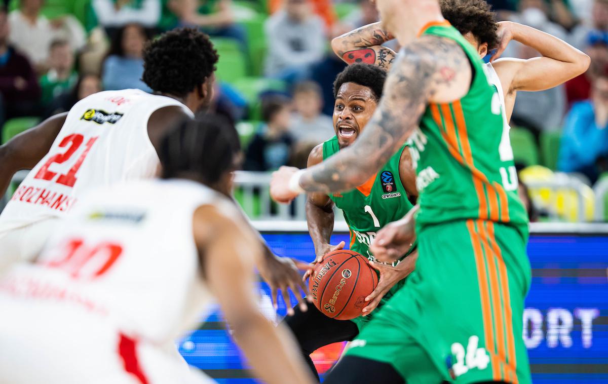 KK Cedevita Olimpija : Prometej Yogi Ferrell | Cedevita Olimpija je v Stožicah izgubila s Prometejem  | Foto Grega Valančič/Sportida