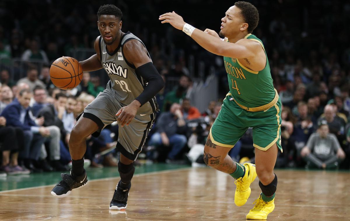 Caris LeVert | Brooklyn Nets so na krilih Carisa LeVerta, ki je dosegel 51 točk, s 129:120 v podaljšku premagali Boston. | Foto Reuters